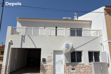 Fotografia de fachadas em capoto depois da lavagem