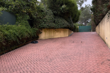 Fotografia de pavimentos depois de serem limpos