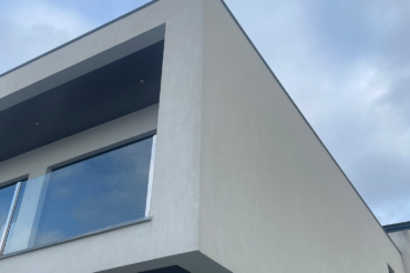 Fotografia de fachadas em capoto depois da lavagem