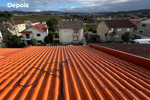 Lavagem de Telhado em Guimarães