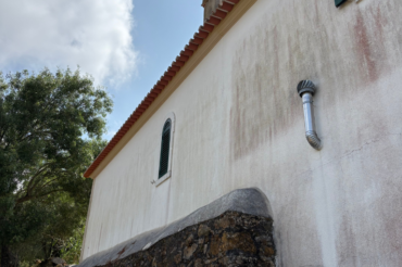 Fotografia de lavagem de fachadas antes